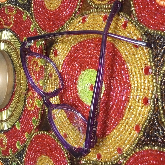 Wesley Blue Light Glasses Purple - Picture 12 of 13